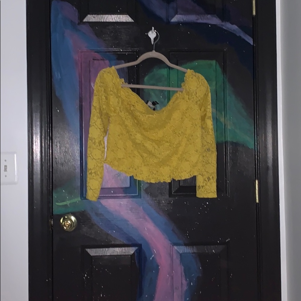 2 Forever 21 off the shoulder tops